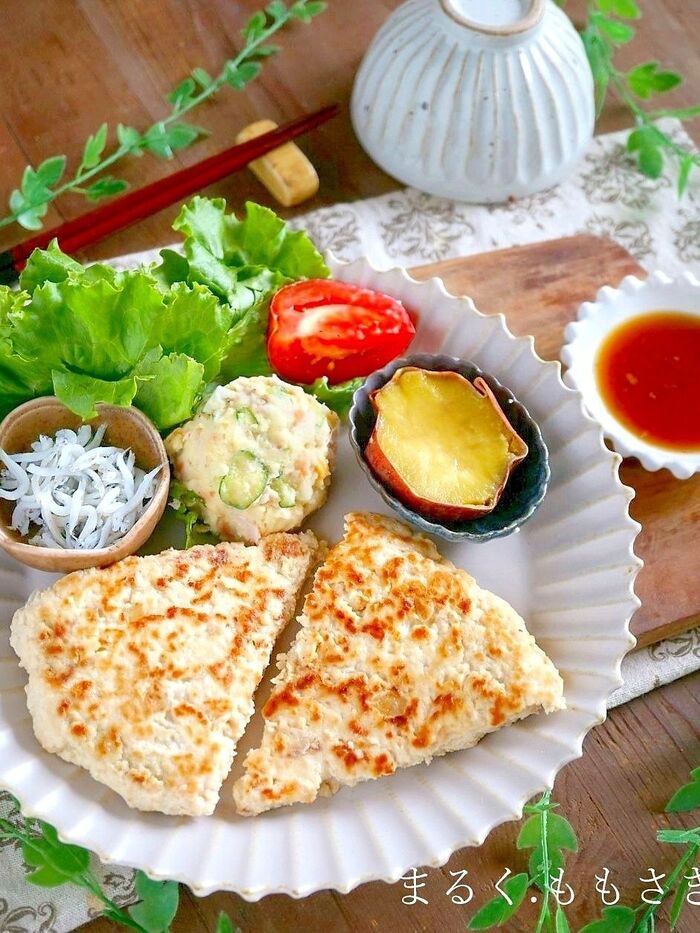 楽ちん♪ヘルシー♪週1で作る『大胆な豆腐ハンバーグ』