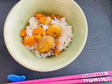 栗ご飯🎶隠し味の白だしが大ヒット!