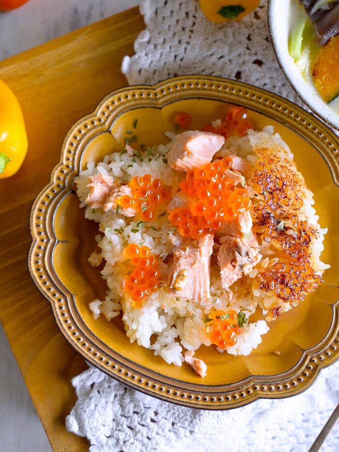 香りもおこげもご馳走です