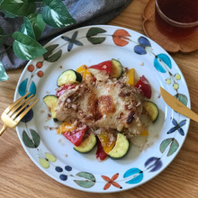 カラフル野菜と鶏肉のだしマリネソテー