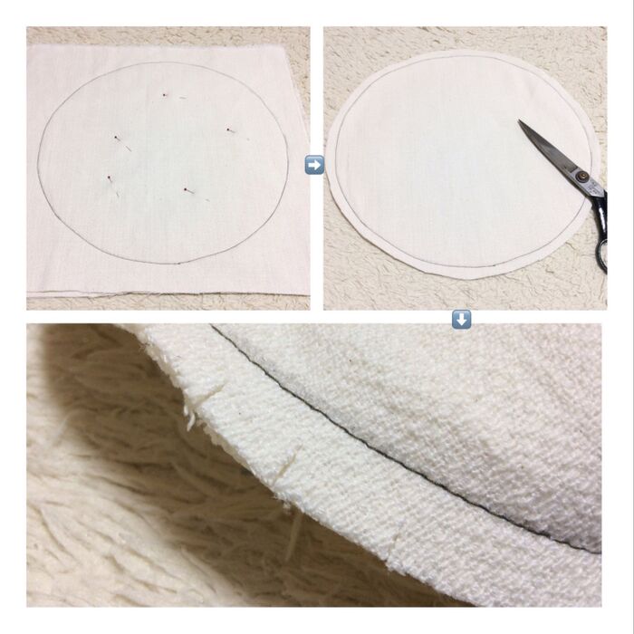 ★手抜きクッションの作り方★