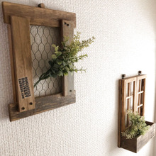 狭ーいトイレにも目隠しグリーンを☆