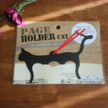 【DAISOにて】かわいい&便利★黒ネコちゃんのページホルダー♡