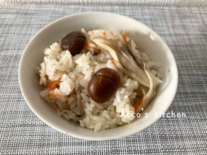 簡単!時短!天津甘栗と白だしで作る「栗ご飯」