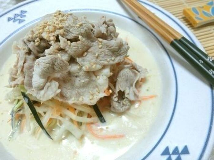 盛りつけてできあがり