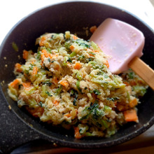 フライパンで作るおかず一品★味付けは白だし