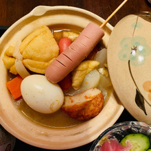 おでん(⌒▽⌒)大きな魚肉ソーセージで得した気分になりますよ♪