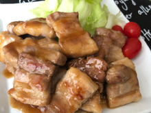 【焼いて絡めるだけ!がっつりレシピ】疲労回復効果に!豚バラのオイマヨハニー