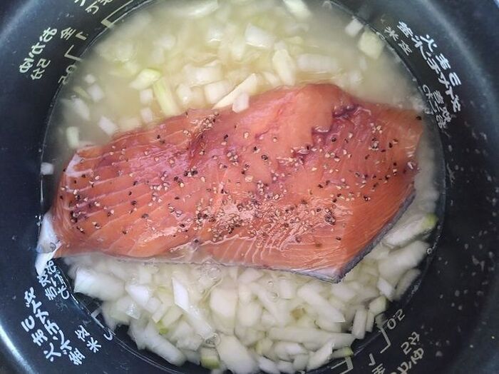 炊飯器でたく