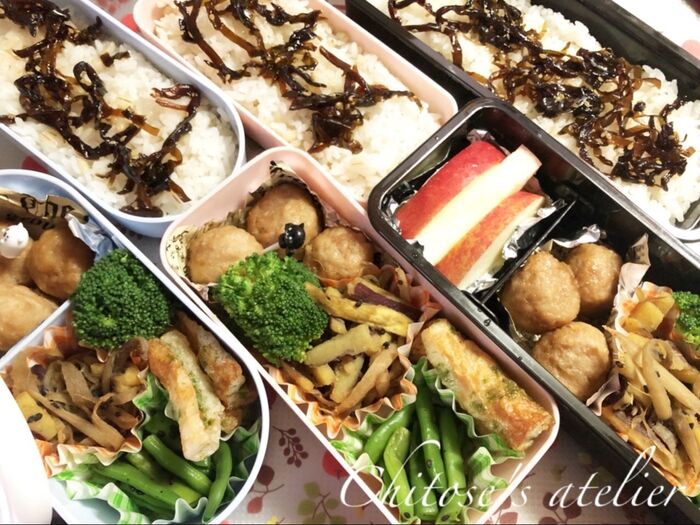 私流お弁当のコツ⭐︎6点