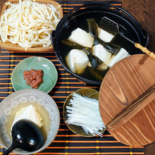 白ダシで【節約レシピ】つけダレ不要➕〆は卵とじうどん