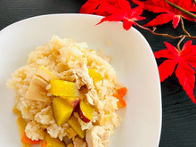 さつまいも入り炊き込みご飯 この甘さが絶品!