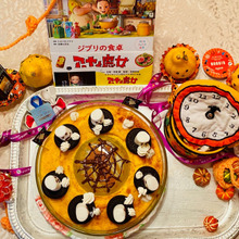 ヘルシーなケーキで!マシュマロお化けもハロウイン🎶「Trick or treat」