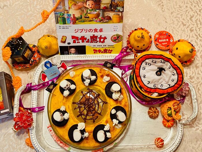 ヘルシーなケーキで!マシュマロお化けもハロウイン🎶「Trick or treat」