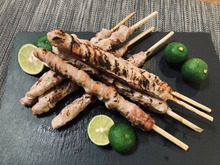 旨みじゅわ〜!白だし豚バラのくるくる焼き