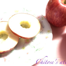 お洒落なりんごカット🍎