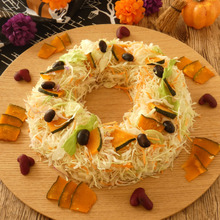 材料3つ★かぼちゃのハロウィンサラダ