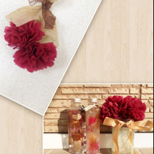 包装紙を使って秋インテリア✨