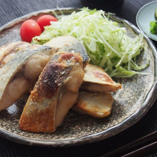 白だしでサバの竜田揚げ
