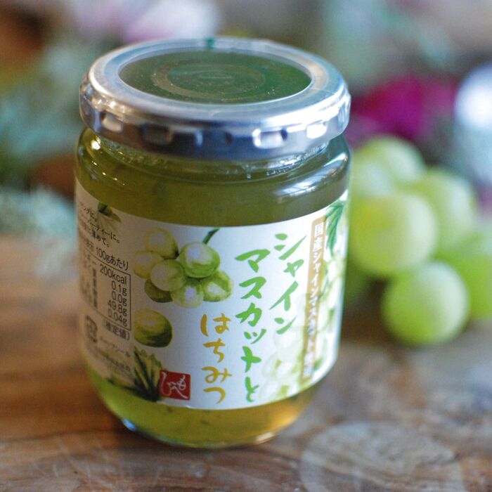 美味しい♪シャインマスカットはちみつ(*^ω^*)