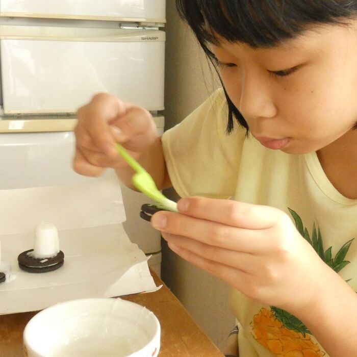 いたずらシーツのマシュマロおばけ