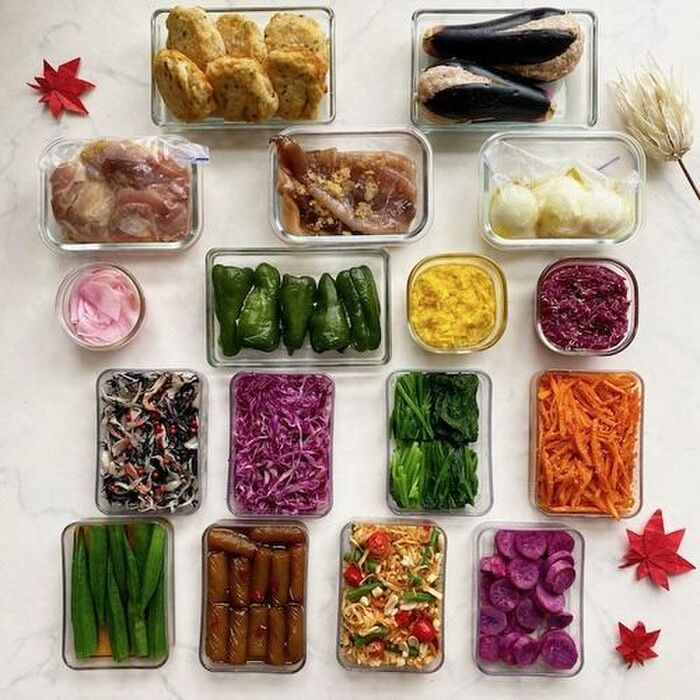 お弁当記録です!お弁当の作り置きとそれらを使ったお弁当5日間