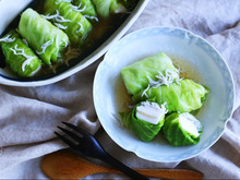 しらすのロールキャベツ