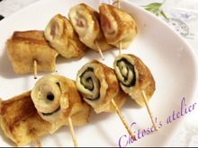 油揚げのくるくるチーズ巻き🌀