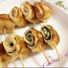 油揚げのくるくるチーズ巻き🌀