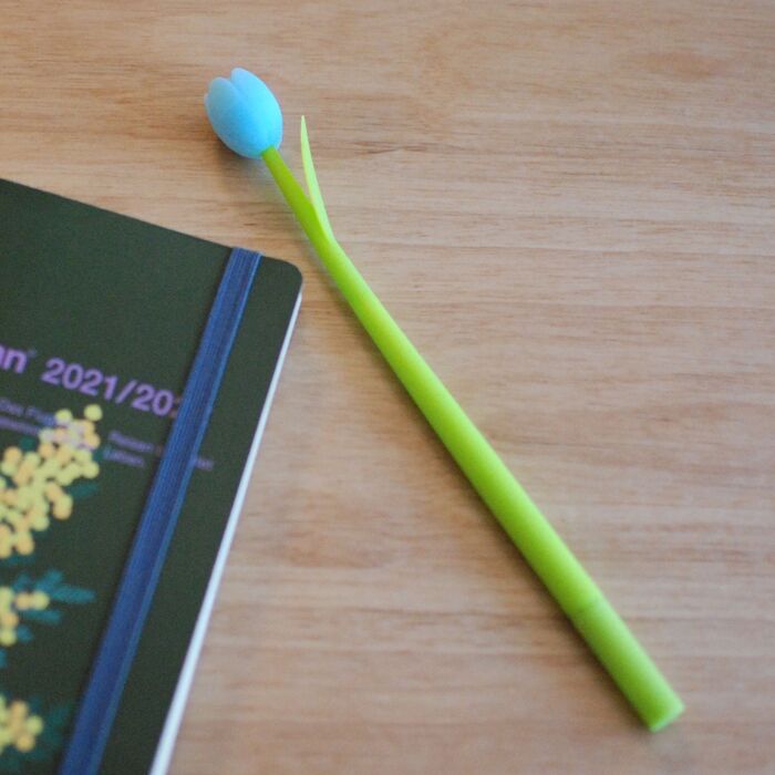 【DAISOにて】なんだかかわいい♡ぷるぷる揺れるボールペン(チューリップ)