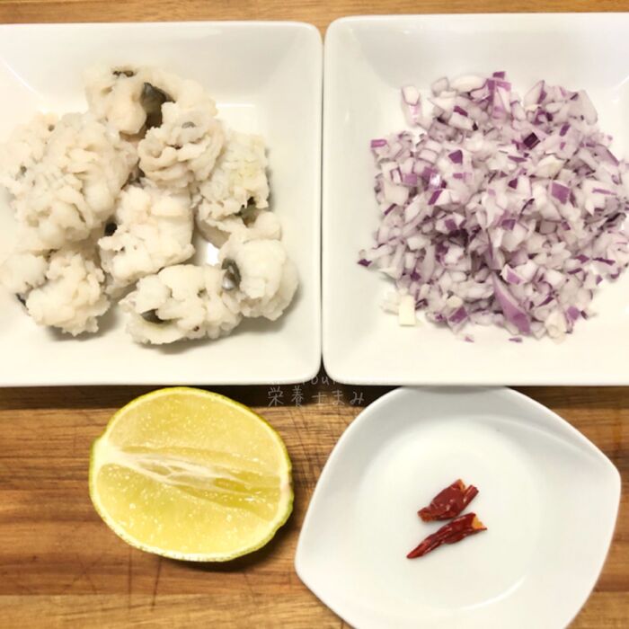 ①玉ねぎを切る