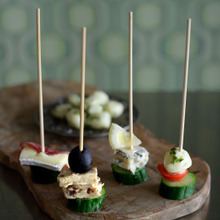 【3分おつまみ】4種のチーズピンチョス