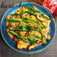 【節約レシピ】ご飯が進む♪揚げ鶏とニラの中華炒め