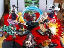 100均雑貨でジオラマ風♪鬼滅の刃フィギュア