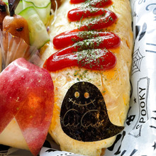 デコらない!のせるだけ!刺すだけ!ハロウィン弁当