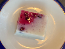 卵豆腐の容器(3個入り)捨てないで!活かして〜ブルーベリーミルク寒天