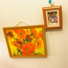 ひまわりの絵画を飾って金運UP(⌒▽⌒)