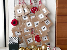 セリアの無地封筒でアドベントカレンダーを手作り