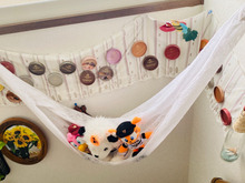 ストールでハンモック!ぬいぐるみの場所を確保🎶