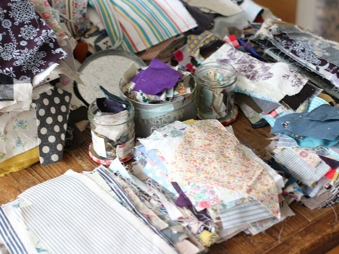 端切れの整理から