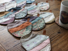 少しの端切れで作れる『マロンコースター』のレシピ提供中♪