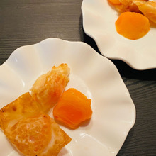 今しか食べられませんよ〜柿パイ(⌒▽⌒)