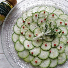 【ズッキーニの美味しい食べ方】火も使わない、お洒落でヘルシー、超簡単!