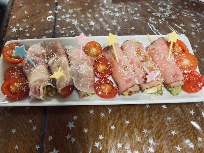 2種類のハムと、チーズおつまみアラカルト♪