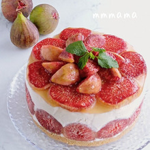 萌え断♥イチジクのレアチーズケーキ☆いちじくスイーツ②