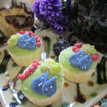 鬼滅の刃:岩柱 悲鳴嶼行冥さんの武器の鉄球も作れるよ~!米粉入り蒸しパン~♪