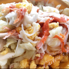 栄養たっぷりかにかまサラダ⭐︎