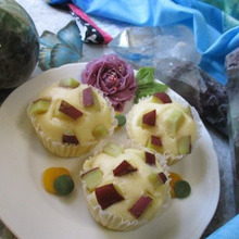 鬼滅の刃:秋のおやつに【笑止千万!!】富岡義勇さつまの芋米粉入り蒸しパンいかがですか?