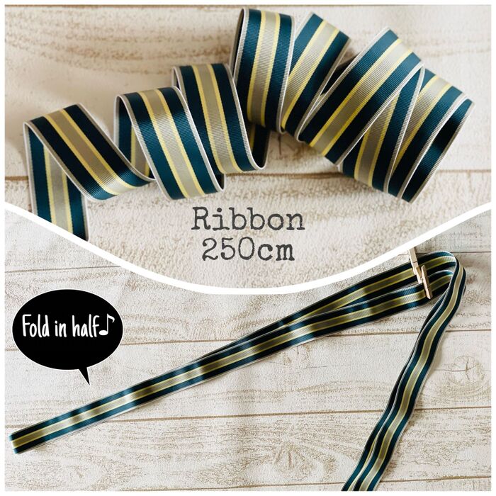 まずはリボンの寸法を測り、下準備♪