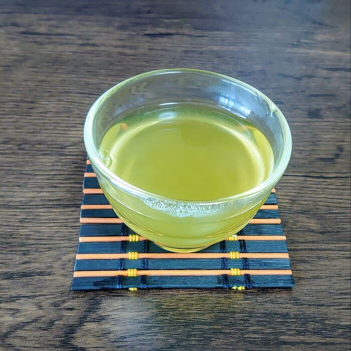 渋みのない、美味しいお茶が入りました そして色もキレイ
